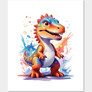 Cute Dinosaur Tyrannosaurus Rex Posters and Art